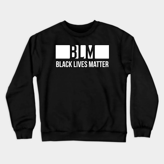 Black Lives Matter Crewneck Sweatshirt by threefngrs